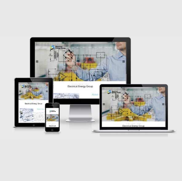 electrical energy group website design
