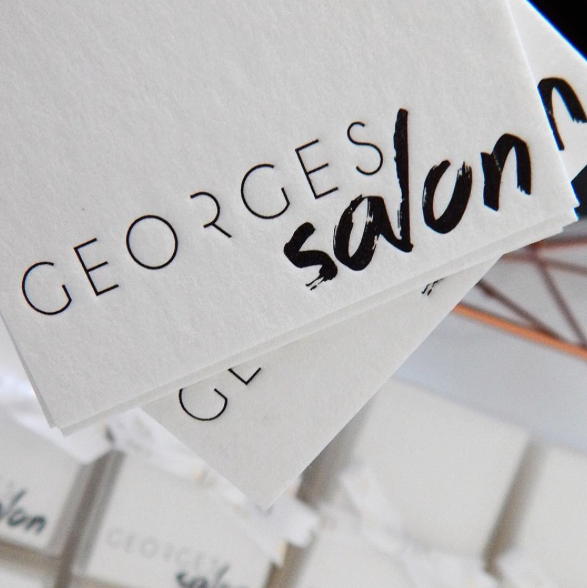 Georges Salon Business Cards