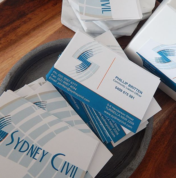 Sydney Civil Business Card