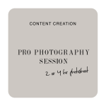 PRO PHOTOGRAPHY SESSION